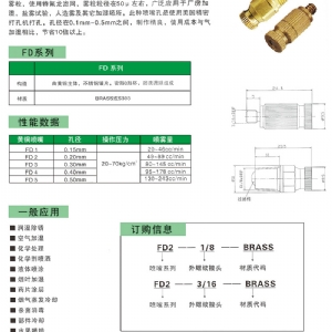 防滴漏撞针喷嘴系列