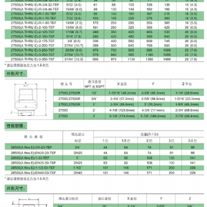 清洗型27500喷嘴